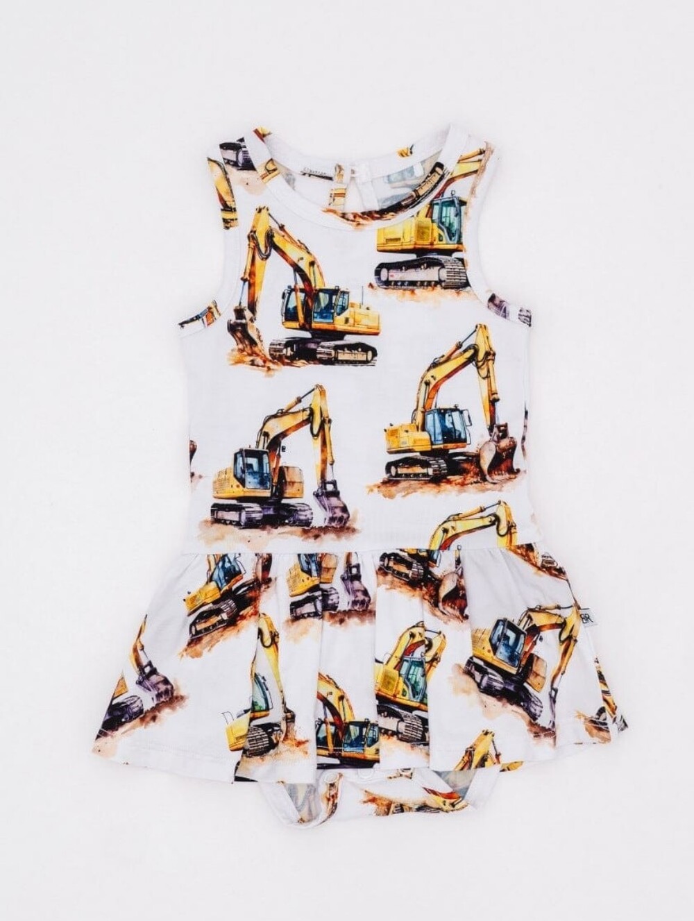 Bums & Roses Load & Behold Racer Back Ruffle Dress Size 6-12 Months